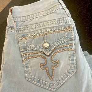 Womens Rock Revival Ankle Skinny SZ 29 Inseam 30 Miriam